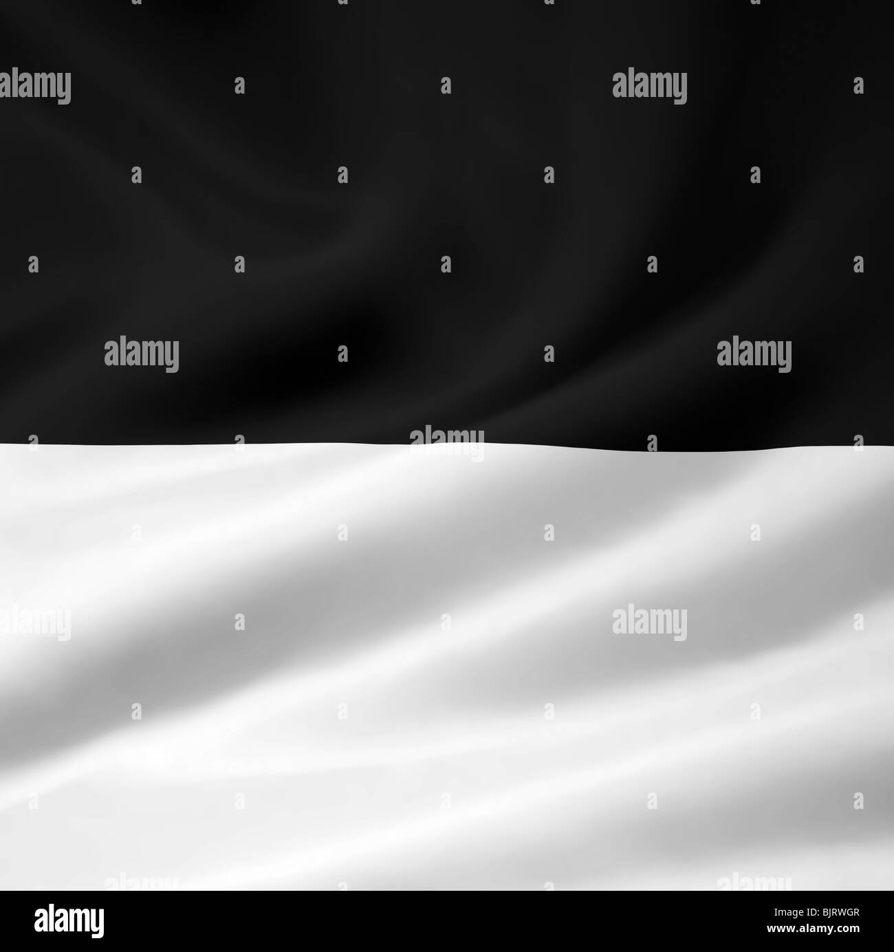 Grande bandiera del Cantone di Friburgo Foto Stock