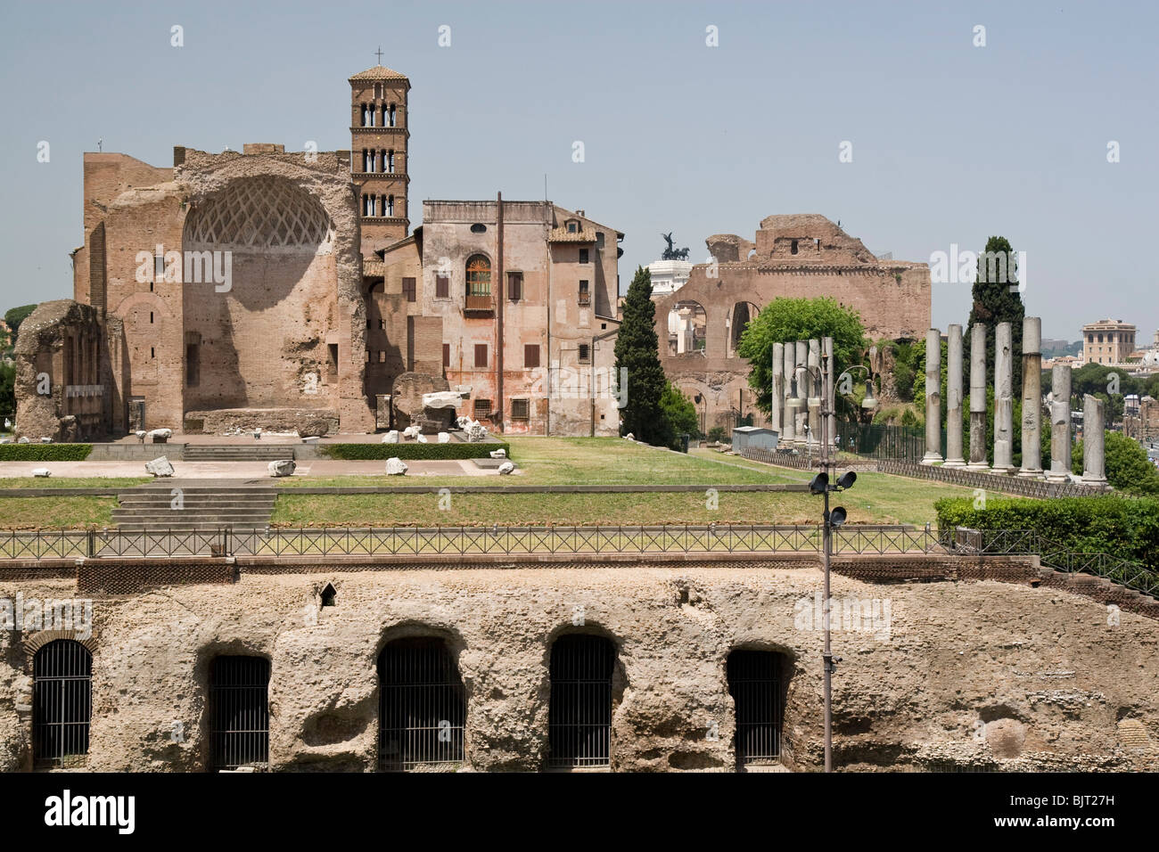 Italia, Roma, il Tempio di Venere Foto Stock