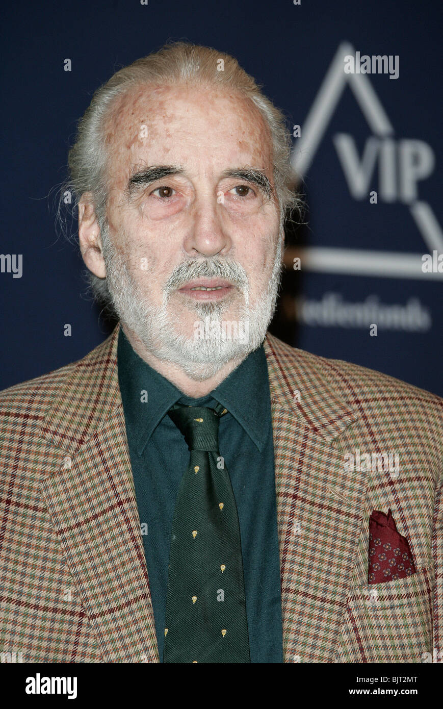 CHRISTOPHER LEE EDIZIONE DEL FESTIVAL DEL CINEMA DI BERLINO 2005 BERLINO GERMANIA 14 Febbraio 2005 Foto Stock