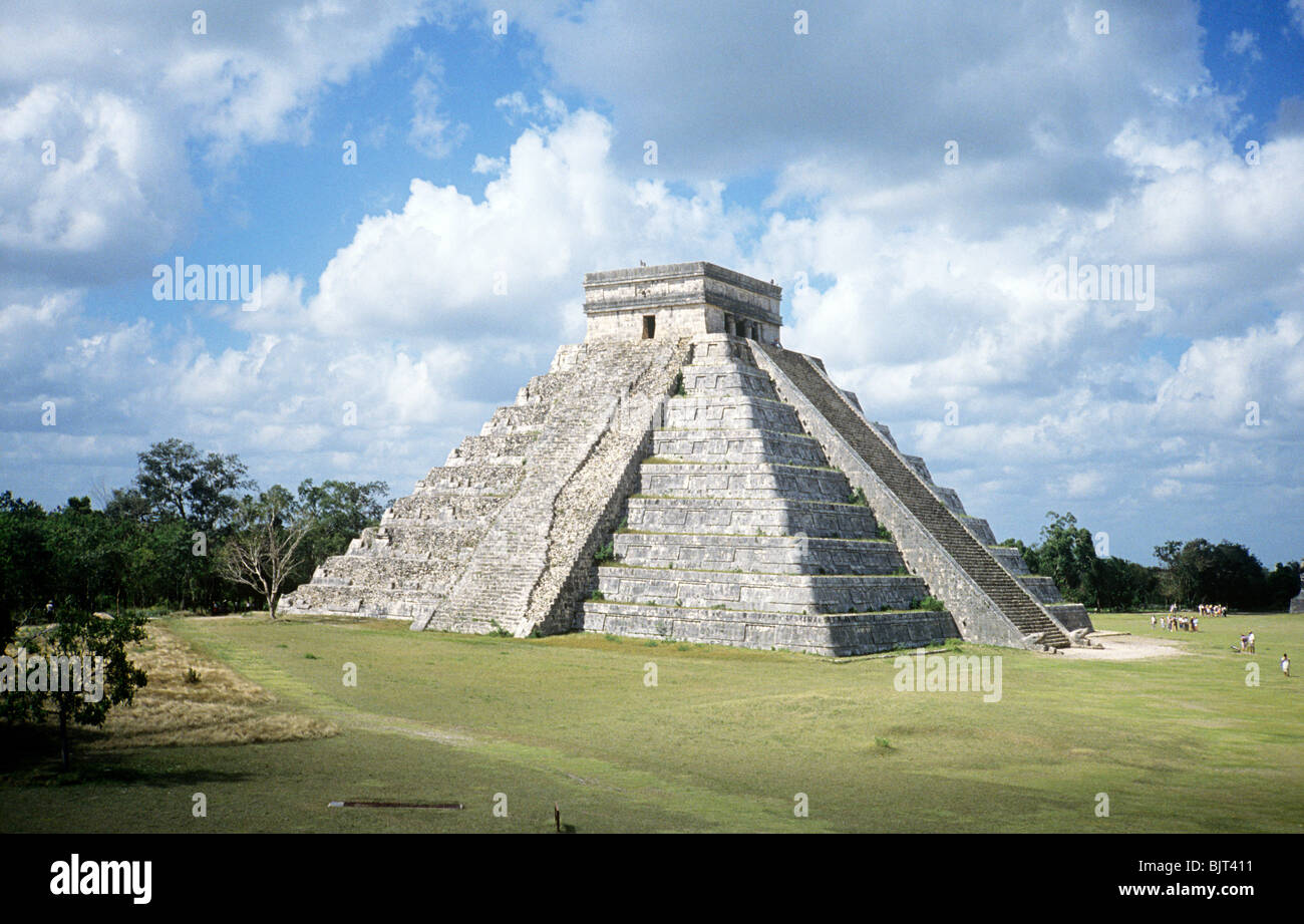 Tempio di kukulcan Foto Stock