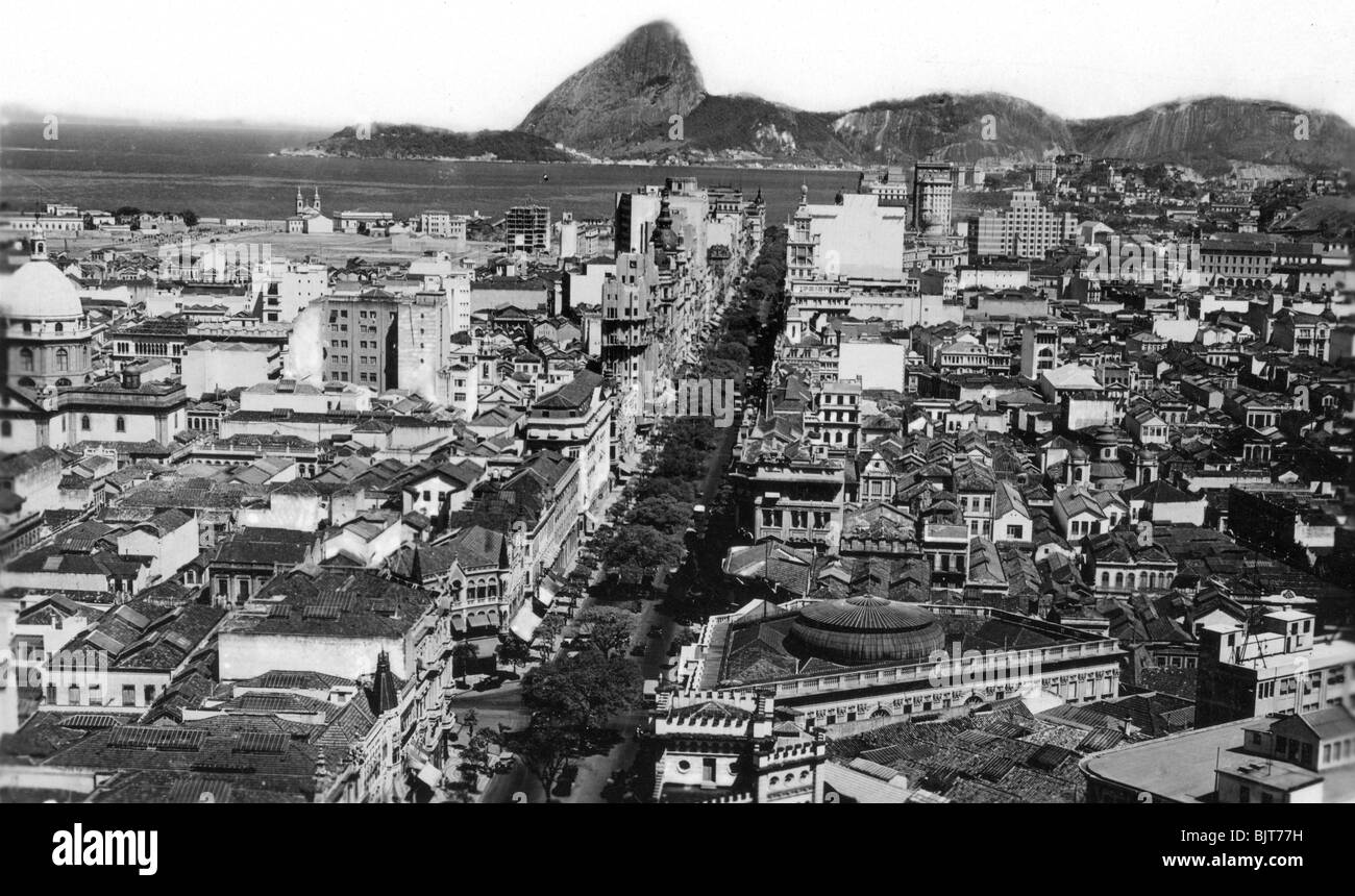 Rio de Janeiro, Brasile, nei primi anni del XX secolo. Artista: sconosciuto Foto Stock