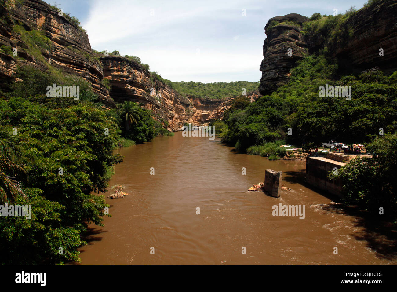 Cubal River Gorge. Kwanza Sul Provincia, Angola. L'Africa. © Zute Lightfoot www.lightfootphoto.com Foto Stock