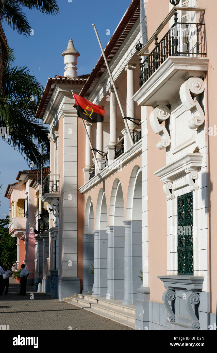 Il palazzo dei Governatori di Benguela. Provincia di Benguela, Angola Foto Stock