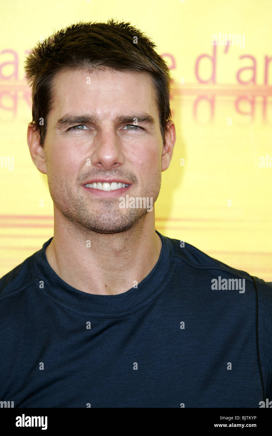 TOM CRUISE PHOTOCALL collaterale Lido Venezia Italia 03 Settembre 2004 Foto Stock