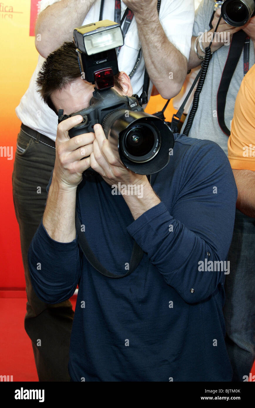 TOM CRUISE PHOTOCALL collaterale Lido Venezia Italia 03 Settembre 2004 Foto Stock