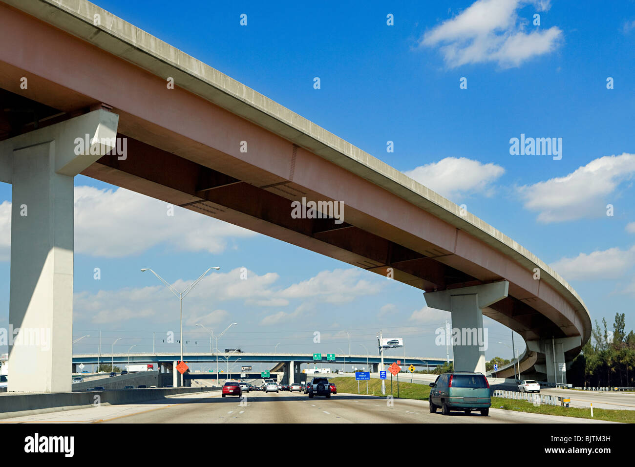 Cavalcavia in Miami Foto Stock