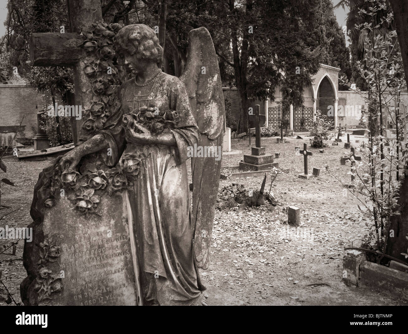 Venezia, Italia. San Michele cimitero Foto Stock