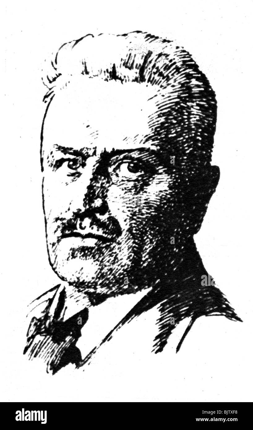 Poulsen, Valdemar, 23.11.1869 - 6.8.1942, fisico danese, ingegnere, ritratto, Foto Stock