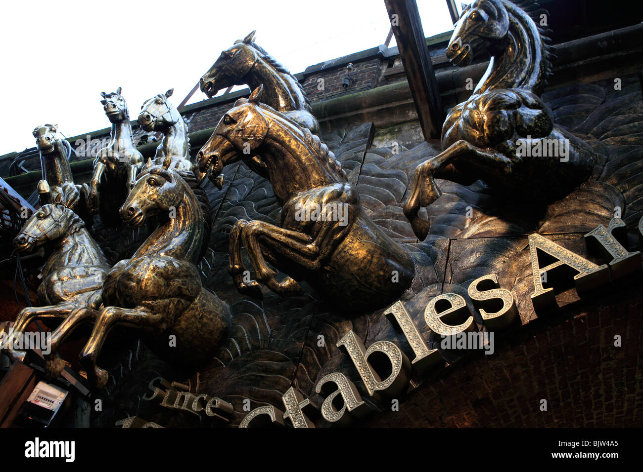 Regno unito Londra Camden Lock maneggio market Foto Stock