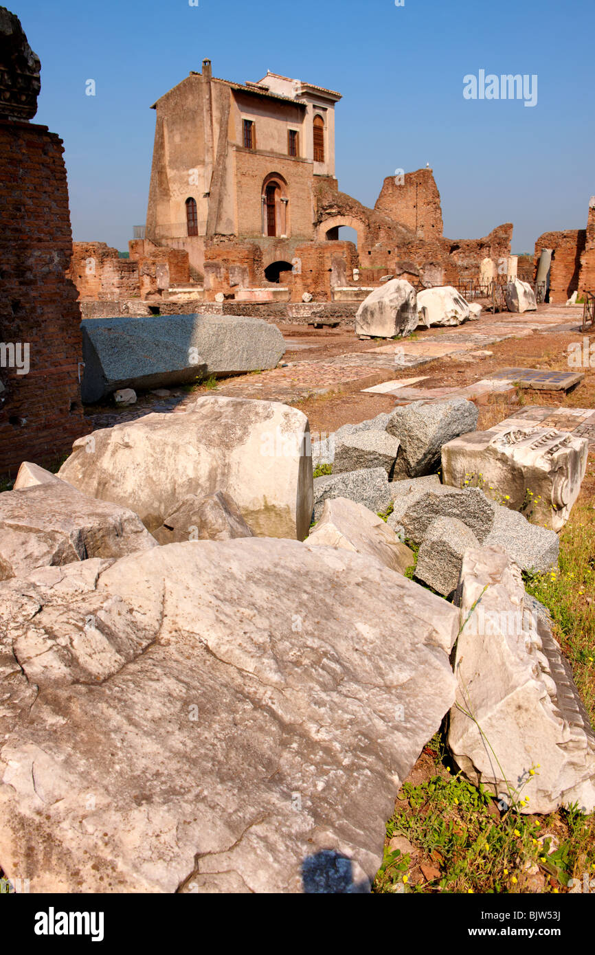 Casa sul Colle Palatino, Roma Foto Stock