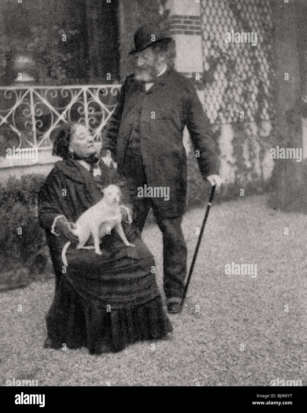 Emile Augier, drammaturgo francese, 1885. Artista: sconosciuto Foto Stock
