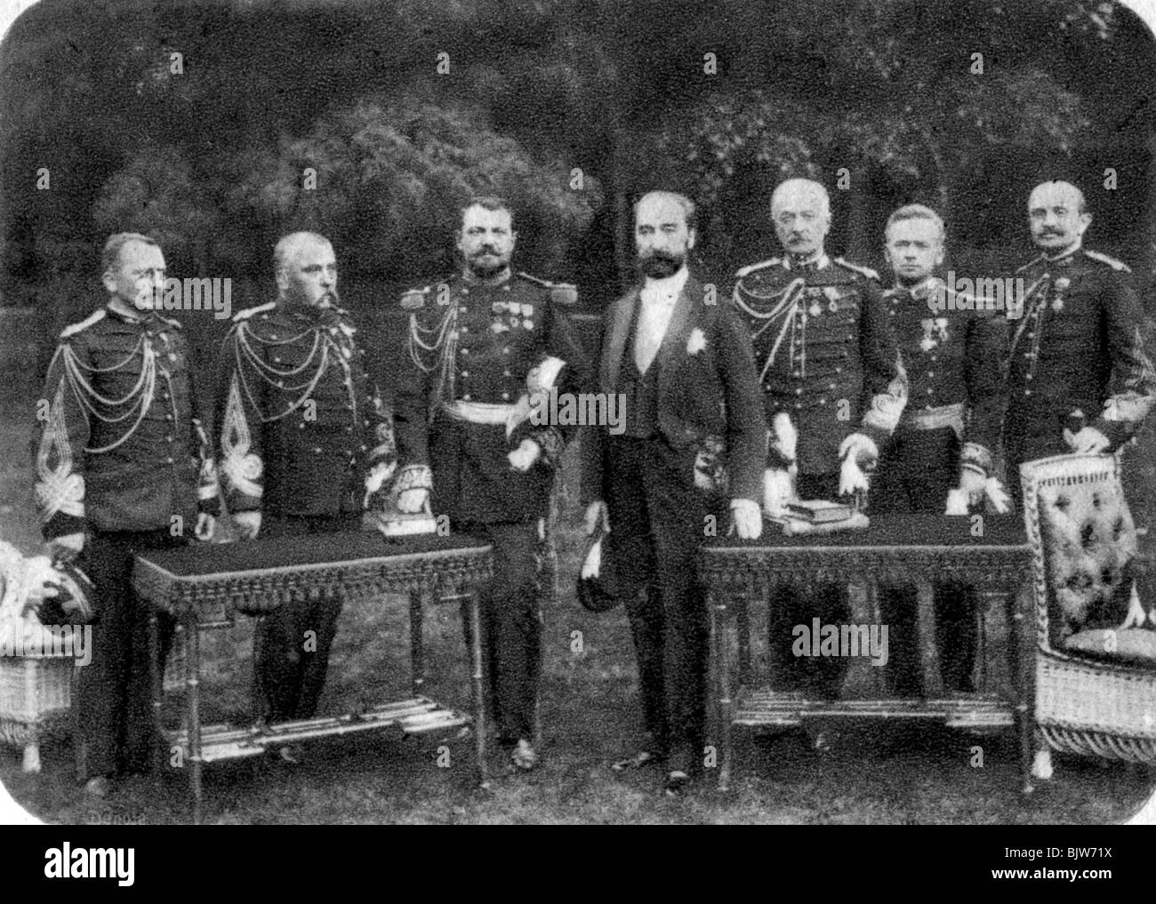 Marie Francois Sadi Carnot, Presidente della Francia, 1887. Artista: sconosciuto Foto Stock