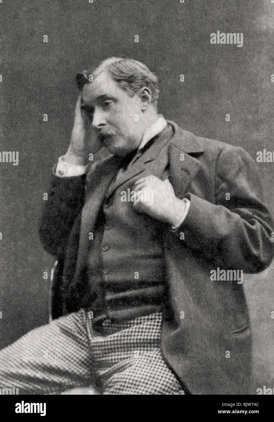 Alphonse Allais, scrittore francese e umorista, 1895. Artista: sconosciuto Foto Stock