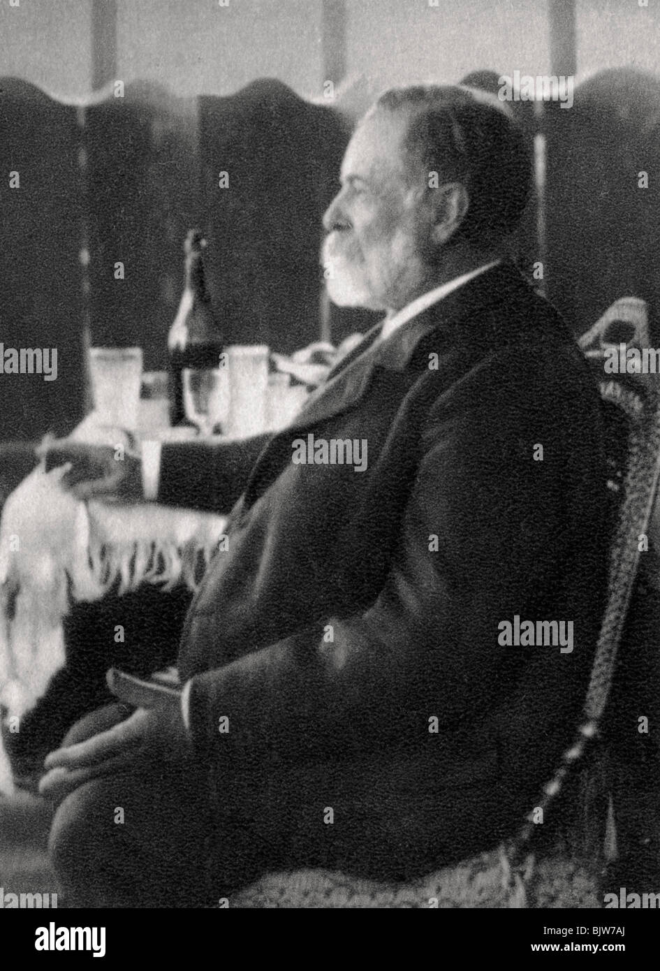 Etienne-Jules Marey, fisiologo francese e pioniere della cinematografia, 1901. Artista: sconosciuto Foto Stock