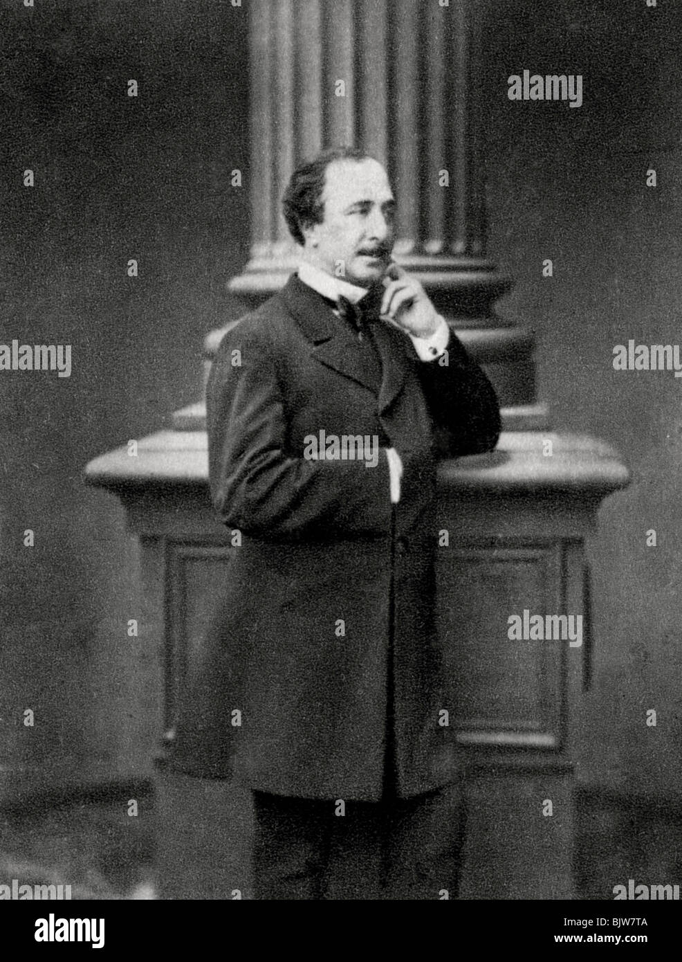 Lucien Anatole Prevost-Paradol, Francese giornalista e saggista, 1860. Artista: sconosciuto Foto Stock