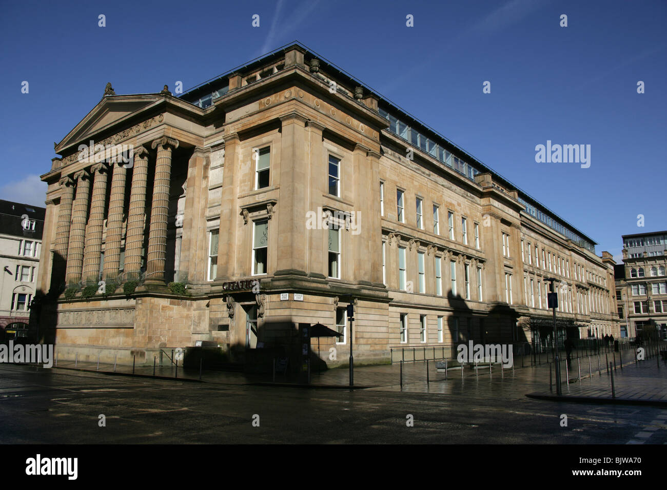 Città di Glasgow, Scozia. Il XIX secolo William Clarke & George Bell progettati ex Città e Contea di edifici. Foto Stock