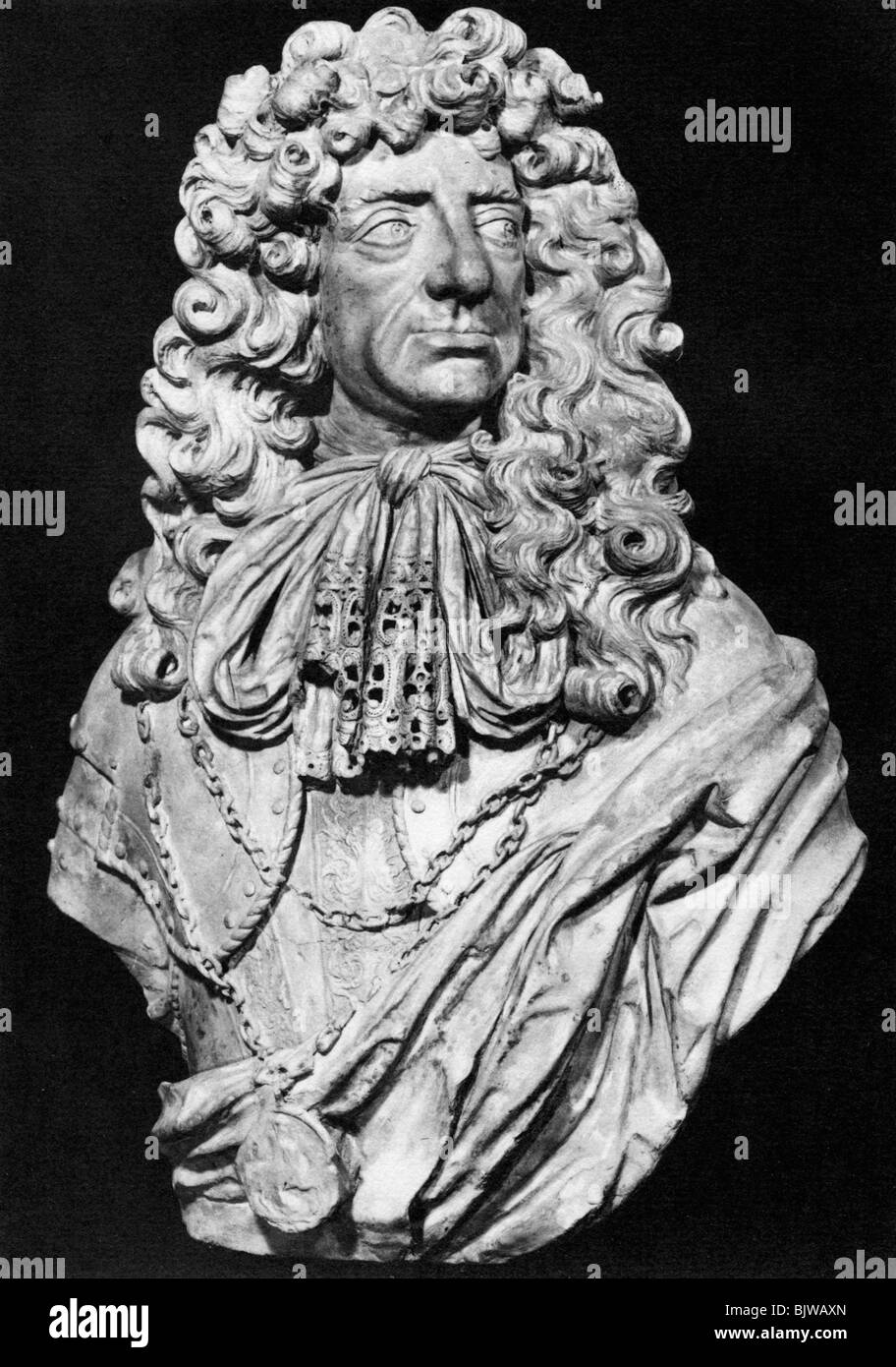 Carlo II, re d'Inghilterra, di Scozia e Irlanda, c1678 (1958). Artista: sconosciuto Foto Stock
