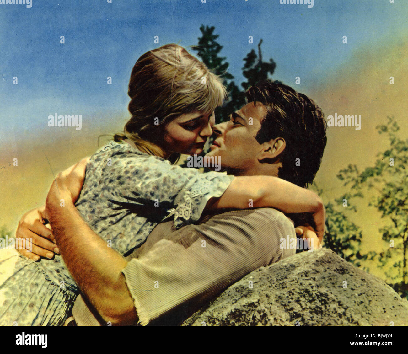 La hound dog MAN - 1959 TCF film con Stuart Whitman e Carol Lynley Foto Stock