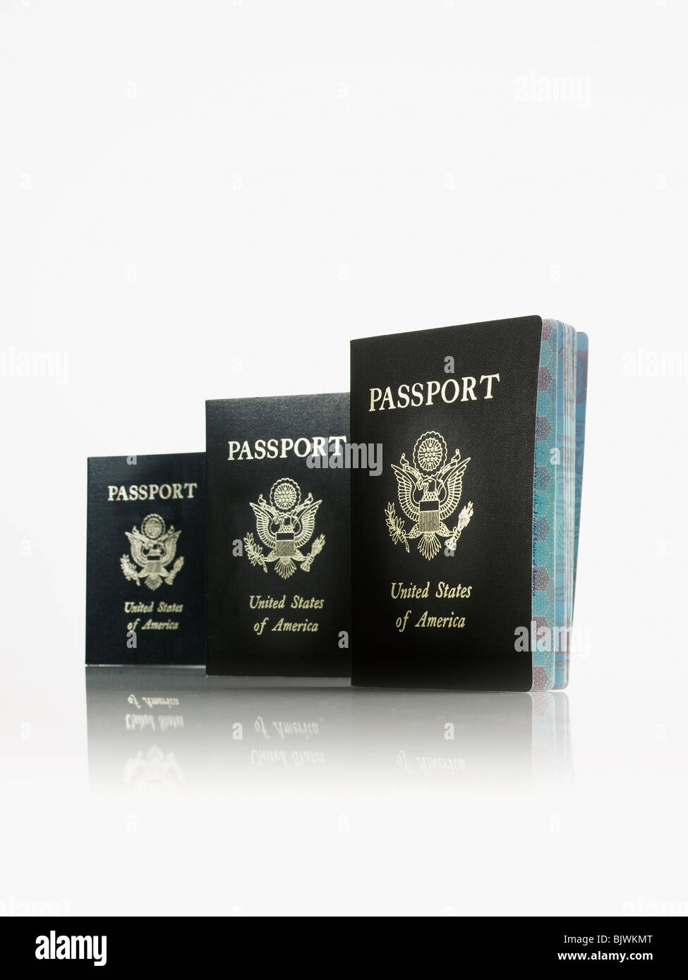 Passaporti Foto Stock