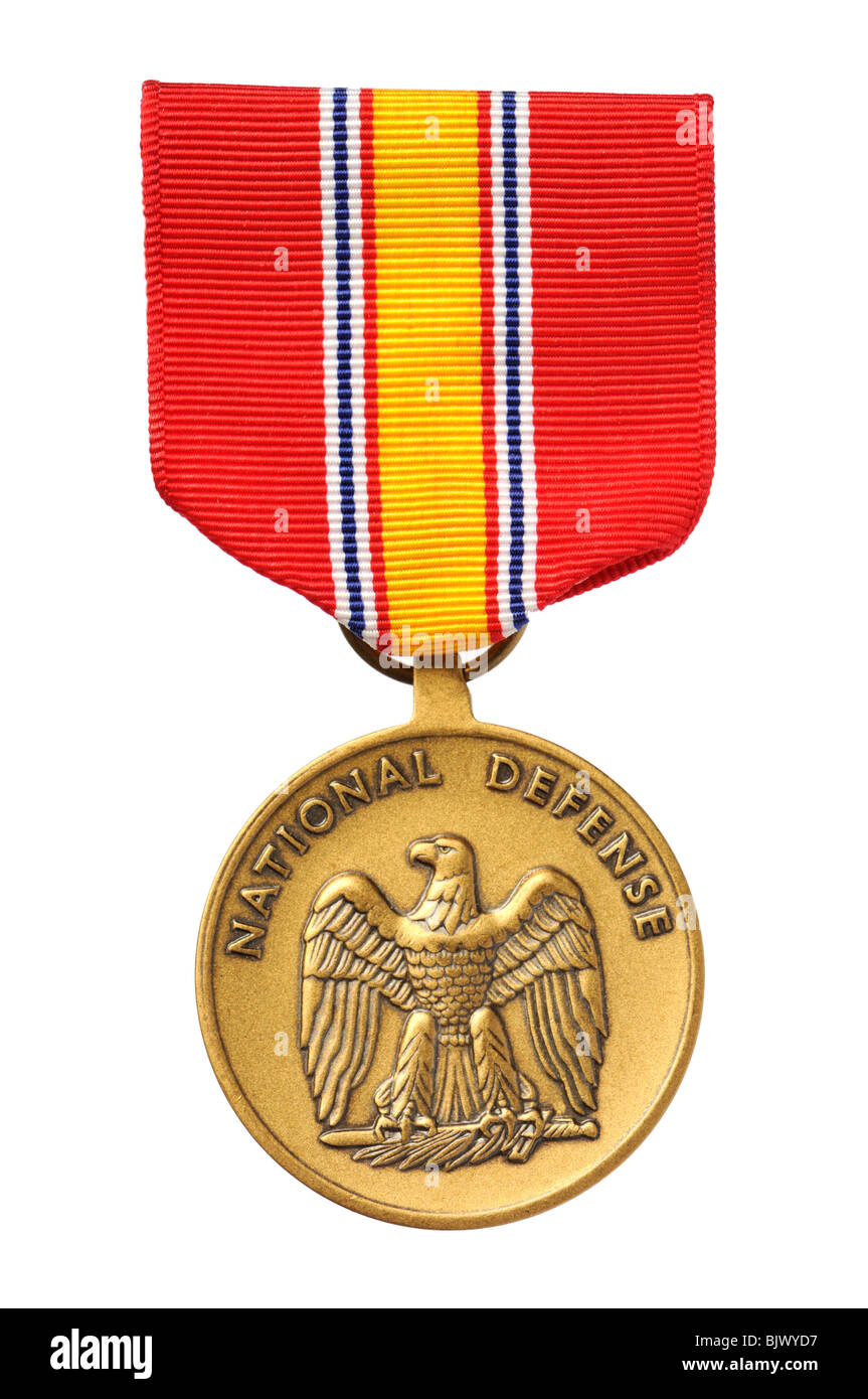 Noi di Difesa Nazionale medaglia di servizio Foto Stock