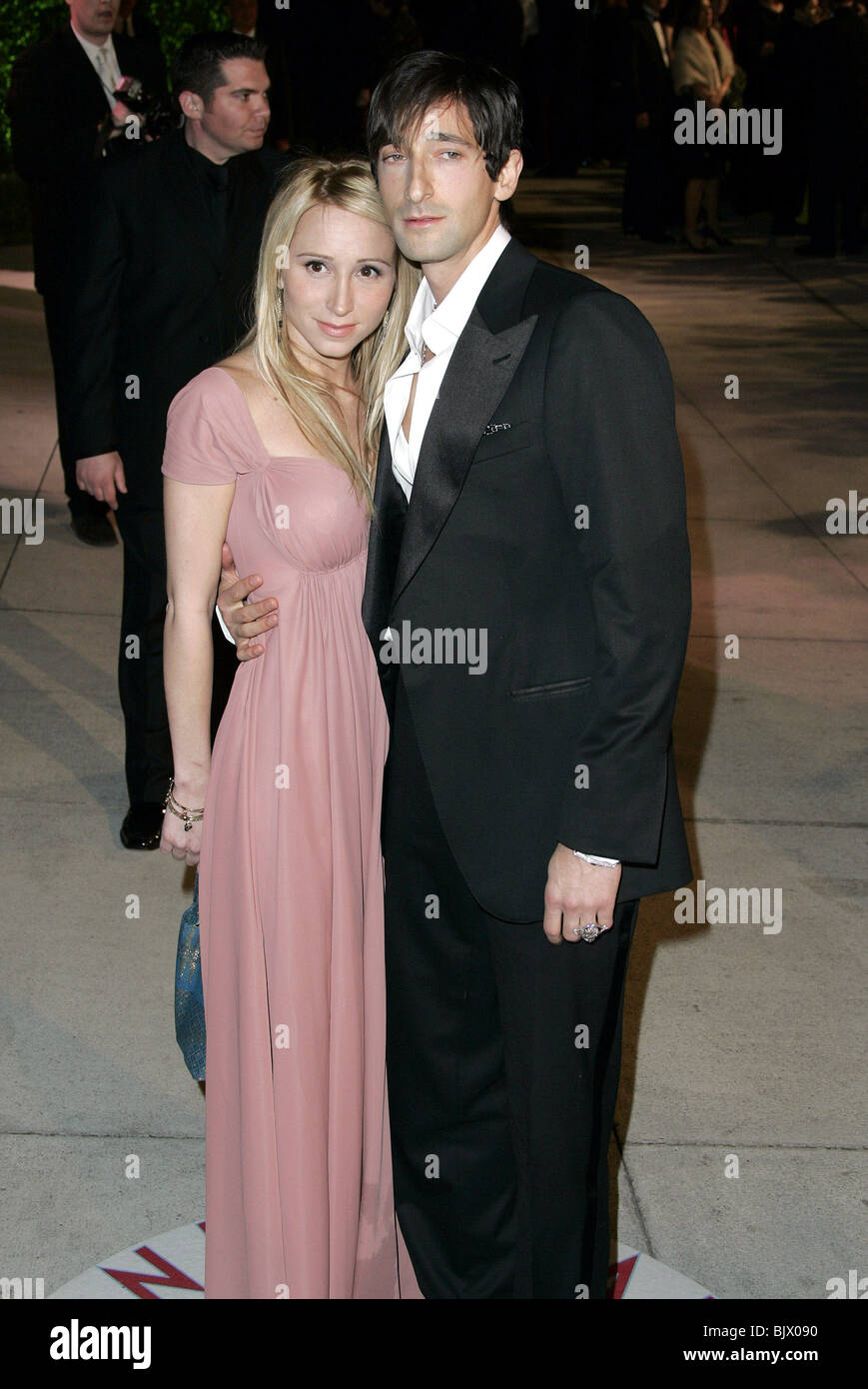 ADRIAN BRODY VANITY FAIR DOPO OSCAR PARTY HOLLYWOOD LOS ANGELES STATI UNITI D'AMERICA 27 Febbraio 2005 Foto Stock
