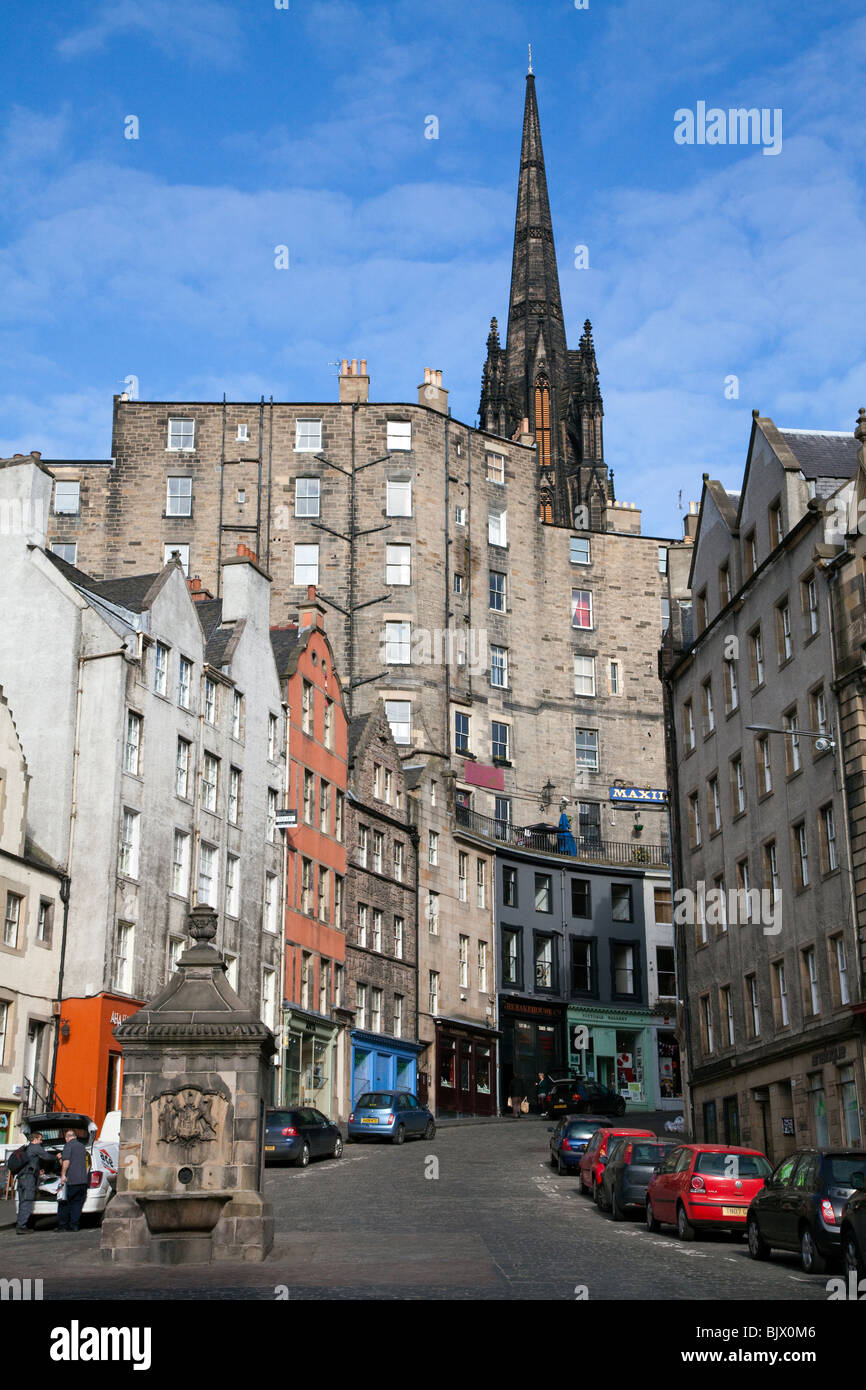 Victoria Street , Edimburgo, Scozia Foto Stock