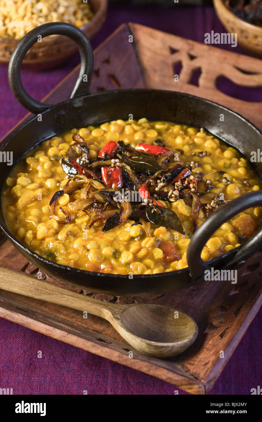 Tarka dhal indiana cibo Foto Stock