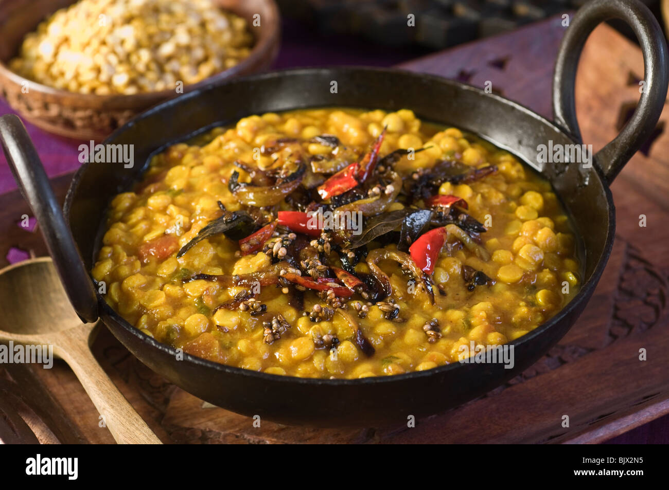 Tarka dhal indiana cibo Foto Stock
