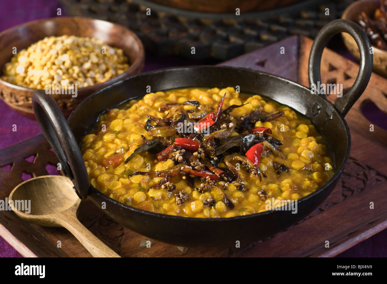 Tarka dhal indiana cibo Foto Stock