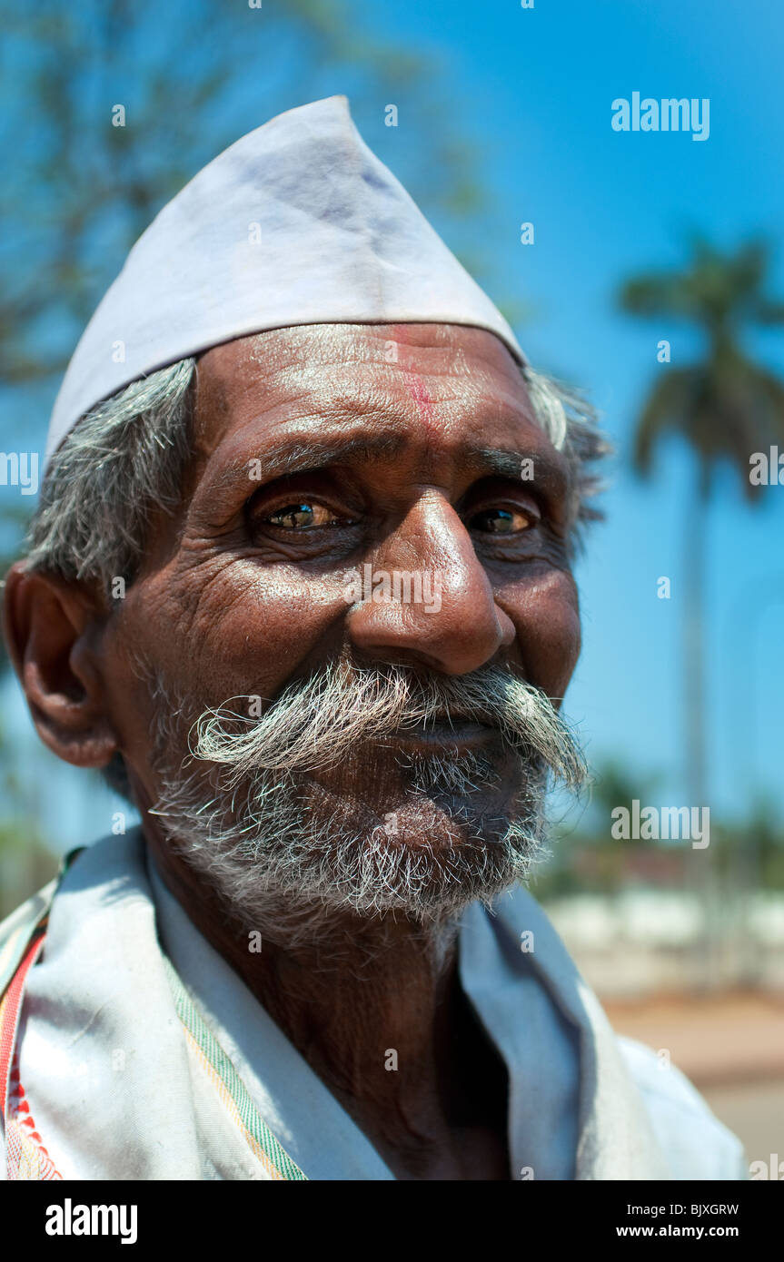 Uomo locale, Goa, India Foto Stock