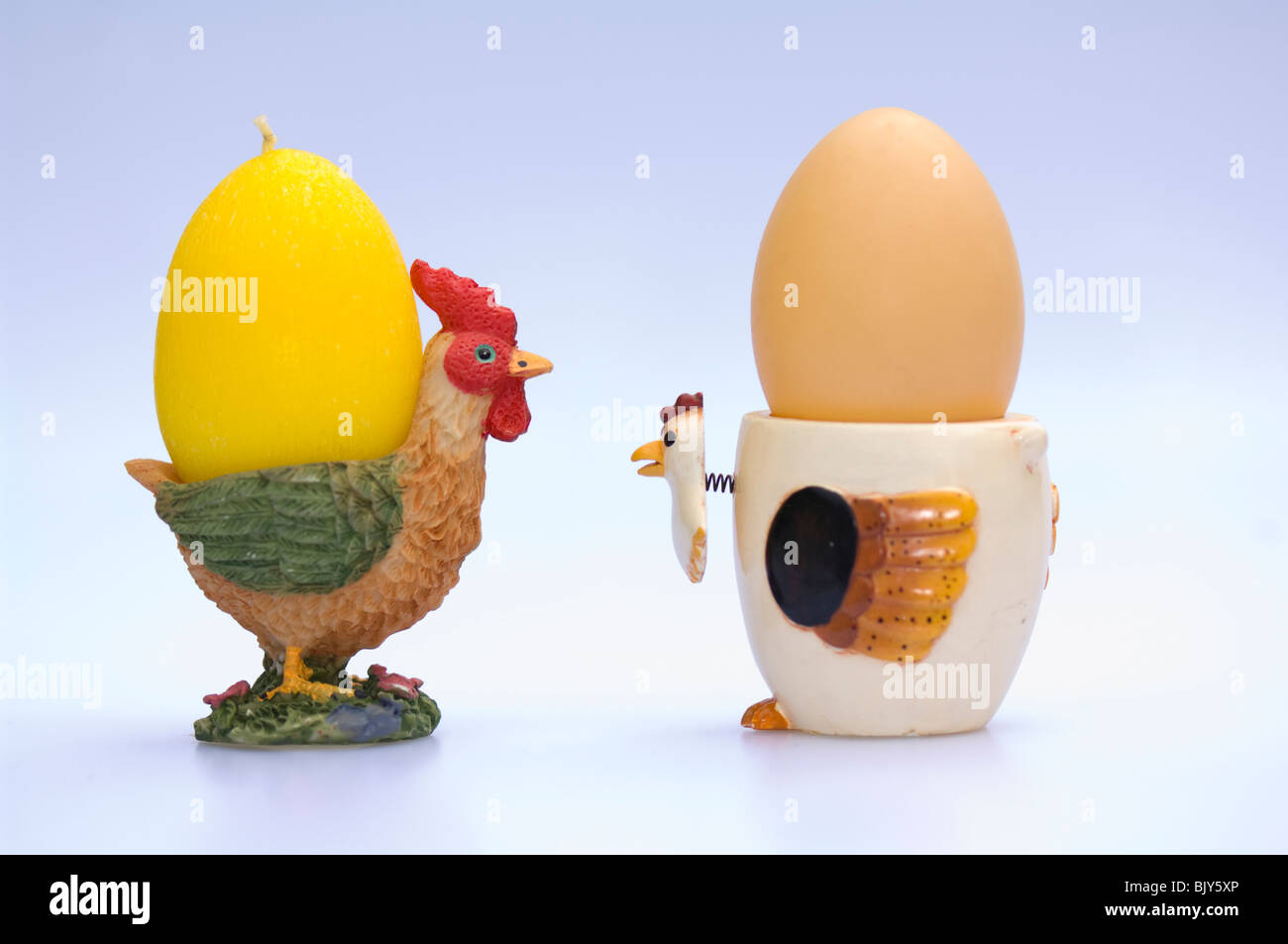 Due titolari di uovo Foto Stock