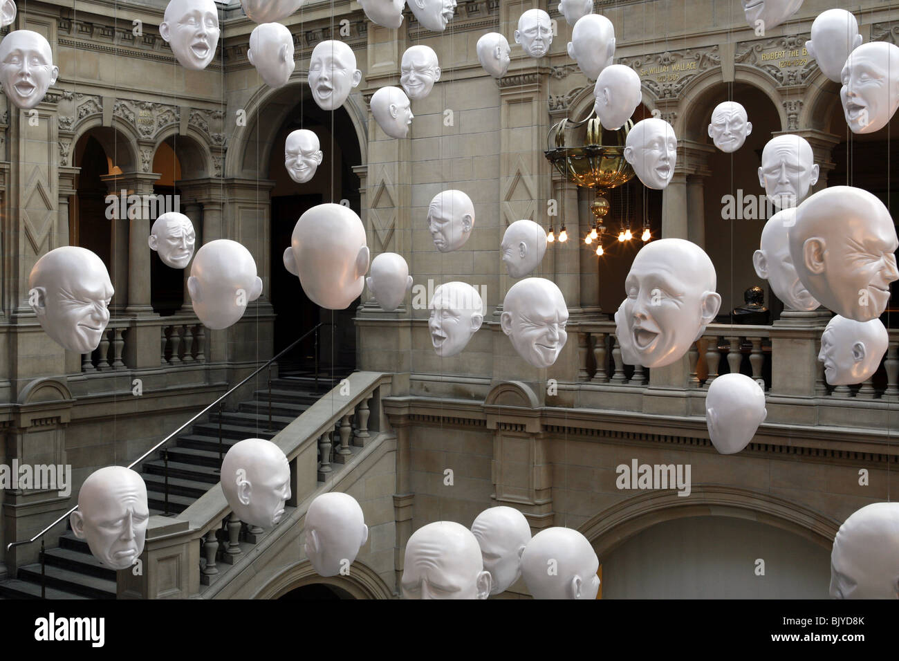 Espressione - Capi da Sophie Grotta, Kelvingrove Art Gallery and Museum di Glasgow, Scozia Foto Stock