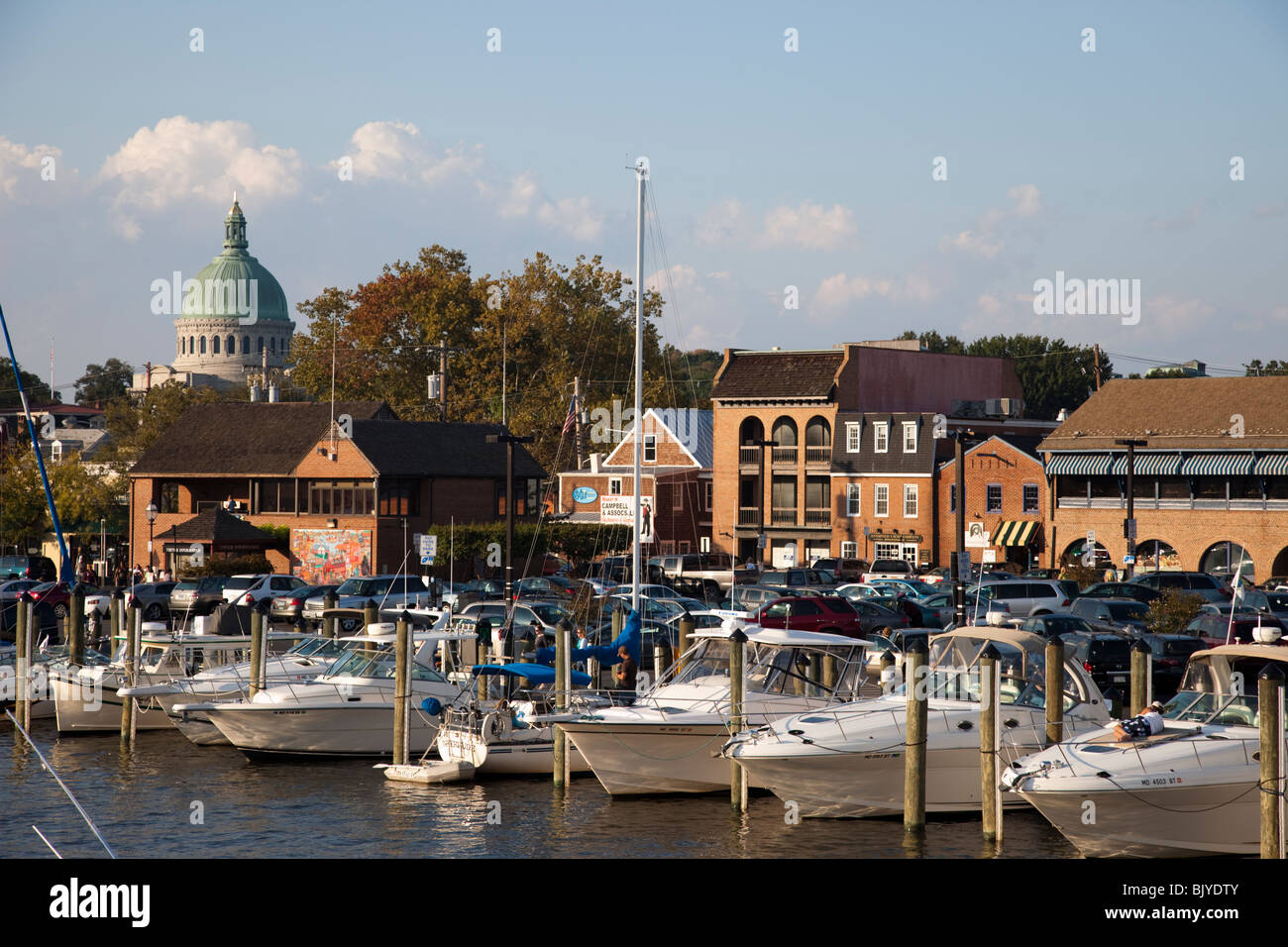 Lungomare di Annapolis, Maryland. Foto Stock