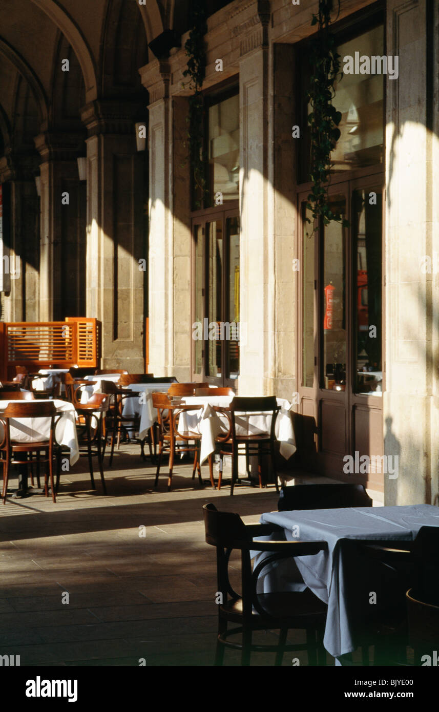 Caffetteria in Madrid, Span Foto Stock
