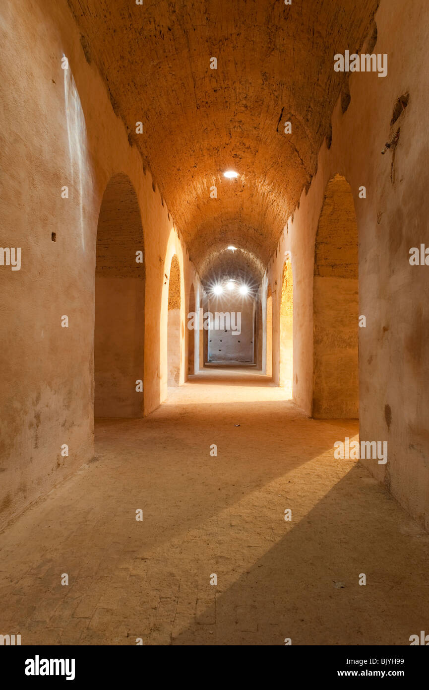 Antichi sotterranei per i cristiani, Meknès, Marocco. Foto Stock