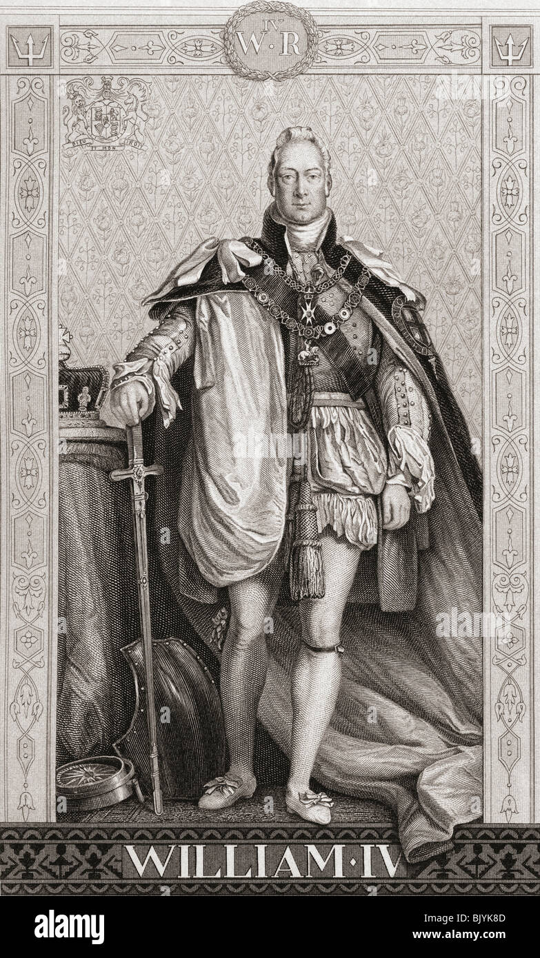 Guglielmo IV, William Henry, 1765 - 1837. Re del Regno Unito di Gran  Bretagna e Irlanda e di Hannover Foto stock - Alamy