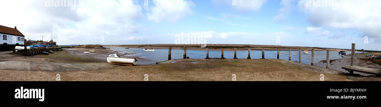 Burnham Overy Staithe Harbour Foto Stock