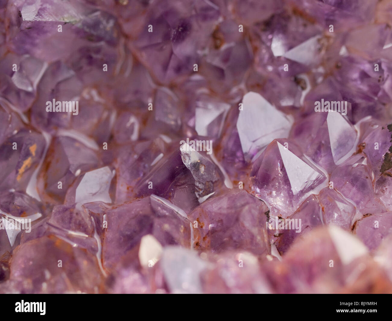Ametista viola Foto Stock