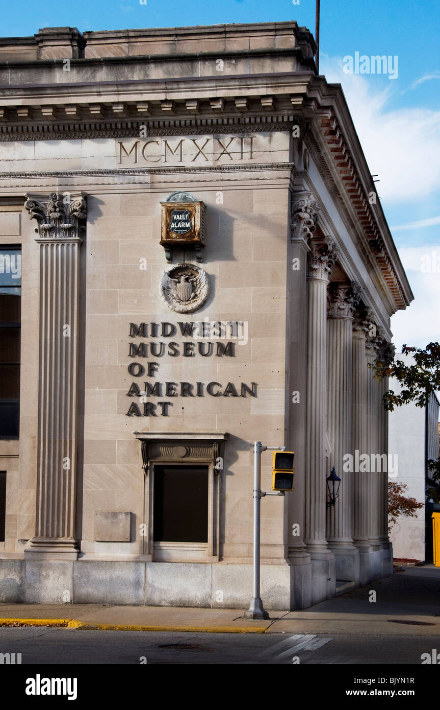 La Midwest Museum of American Art, Elkhart Indiana Foto Stock