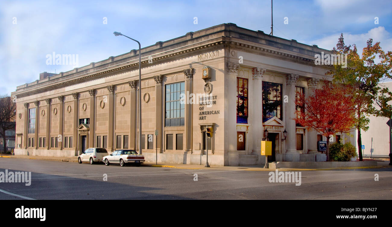 La Midwest Museum of American Art, Elkhart Indiana Foto Stock