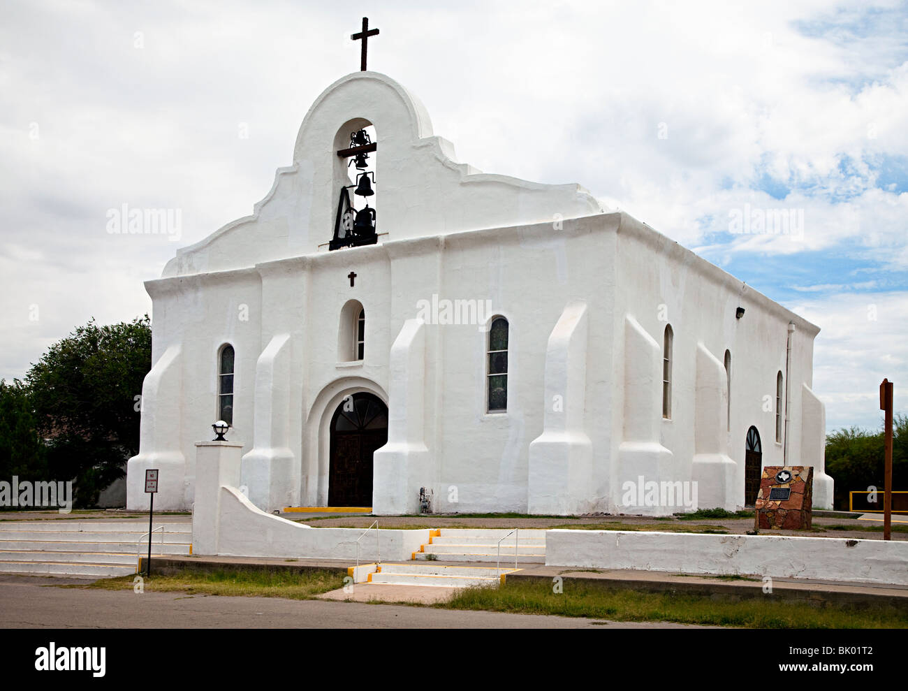 San Elizario Presidio Cappella El Paso Texas USA Foto Stock