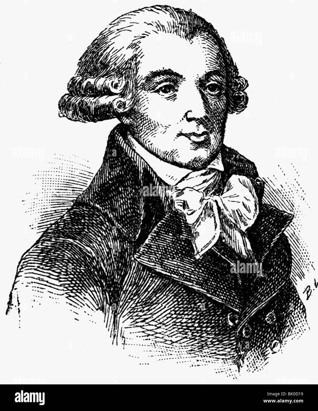 Vergniaud, Pierre Victurnien, 31.5.1753 - 31.10.1793, giurista e politico francese, ritratto, incisione in legno, 19th secolo, , Foto Stock