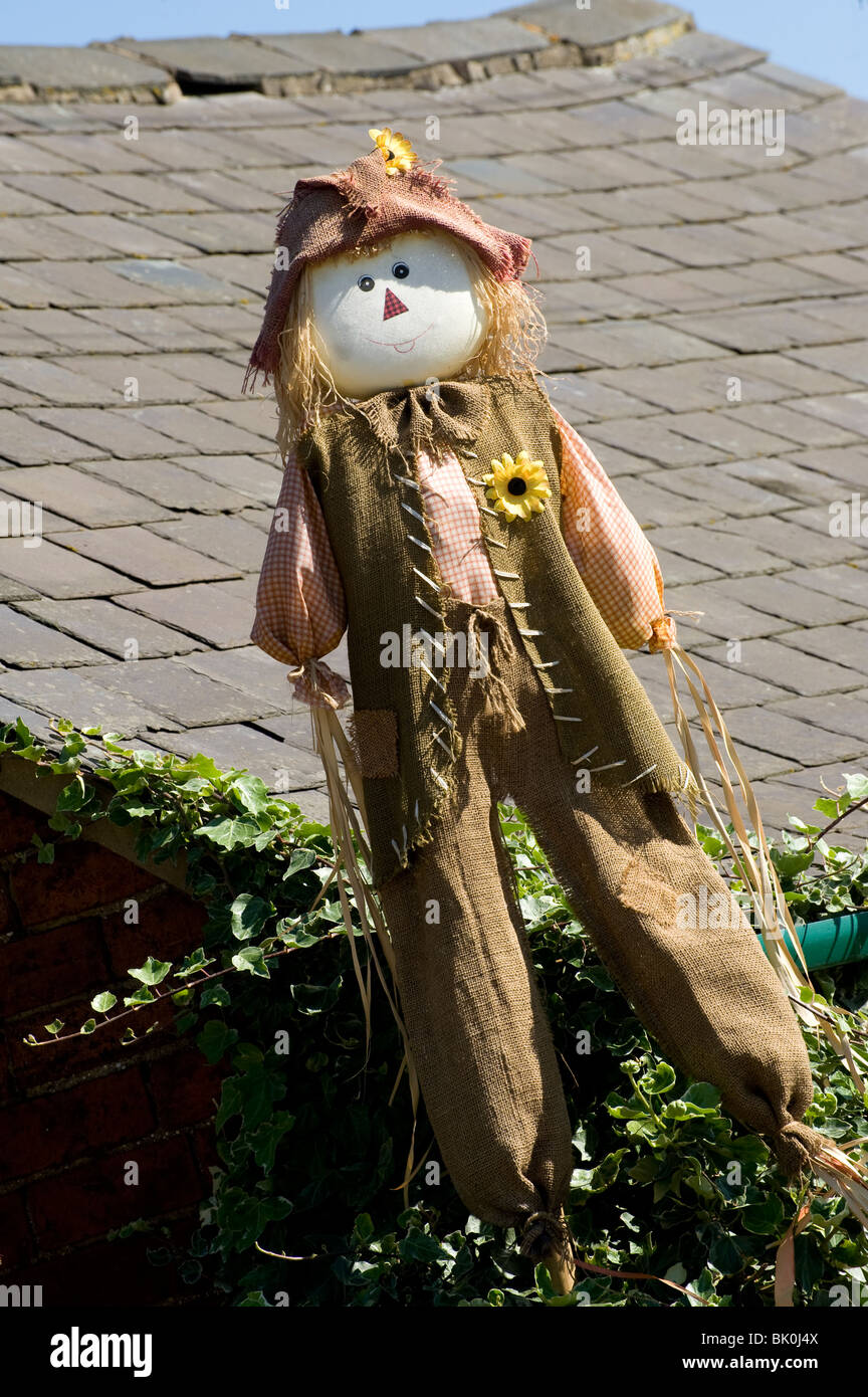 Lo Spaventapasseri a Lubenham spaventapasseri festival, Leicestershire, Inghilterra Foto Stock
