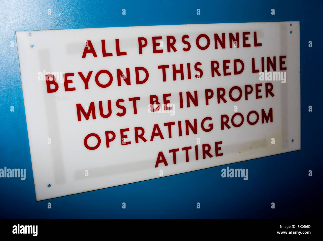 Segnaletica dell'ospedale. Foto Stock