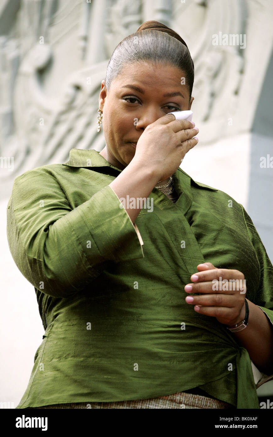 QUEEN LATIFAH QUEEN LATIFAH ONORATO SULLA WALK OF FAME HOLLYWOOD LOS ANGELES STATI UNITI D'AMERICA 04 Gennaio 2006 Foto Stock