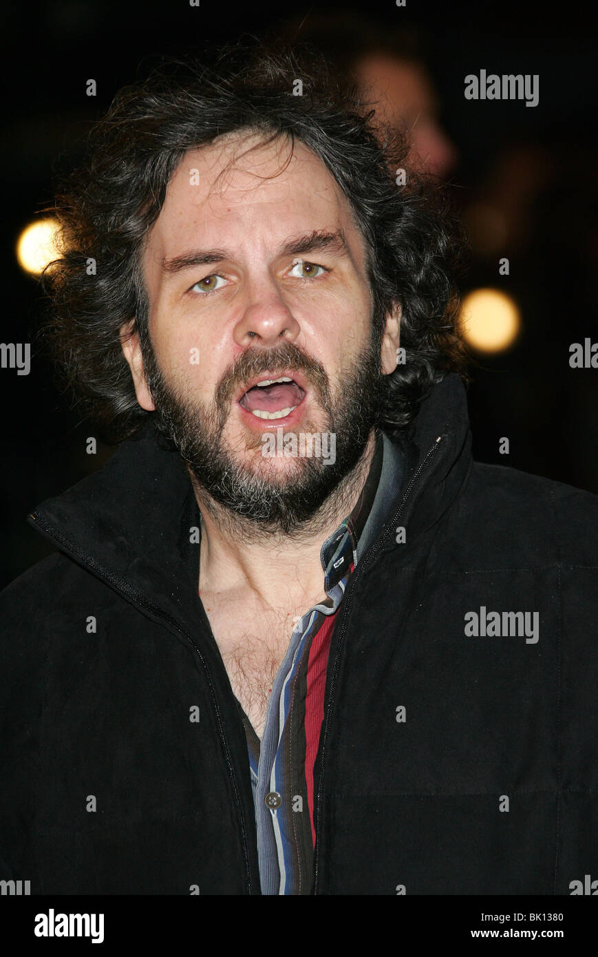 PETER JACKSON KING KONG FILM PREMIER Odeon Leicester Square Londra Inghilterra 08 Dicembre 2005 Foto Stock