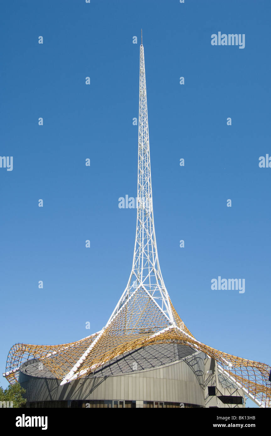 La torre della Victoria Arts Centre di Melbourne Foto Stock