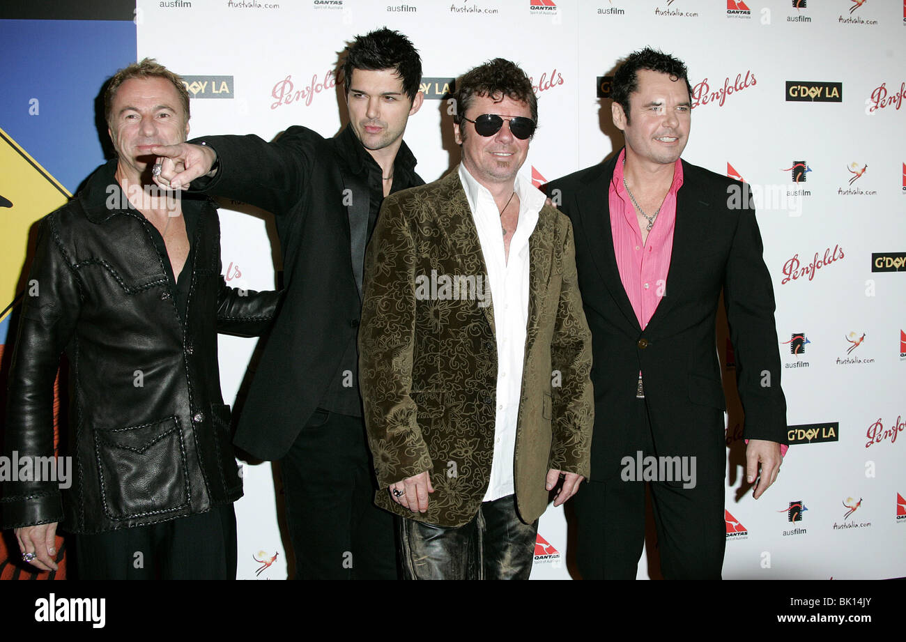 INXS G'Day LA PENFOLDS GALA ICONA DI HOLLYWOOD PALLADIUM DI LOS ANGELES USA 14 Gennaio 2006 Foto Stock