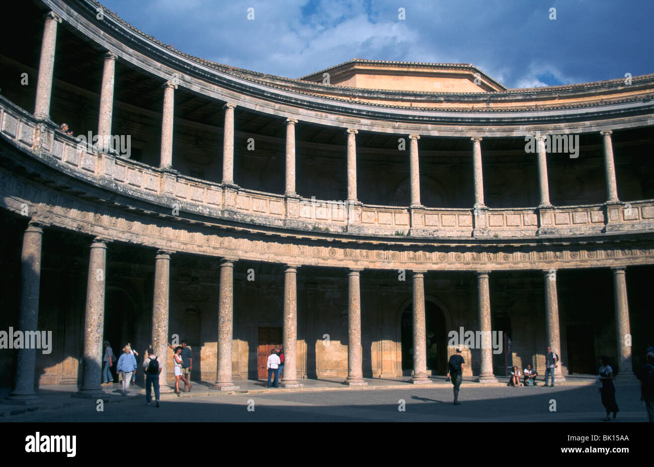 Palazzo di Carlo V, Alhambra di Granada, Andalusia, Spagna Foto Stock