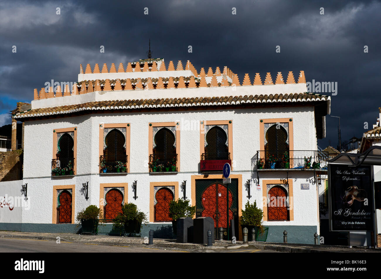 Granada, palazzo moresco Foto Stock
